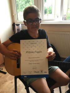 Highest Score in Rockschool Exam