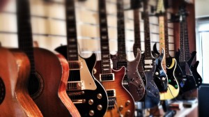 Guitar equipment for guitar lessons