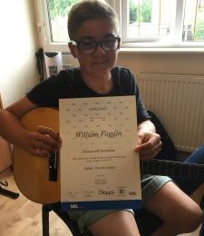 Highest Score At Guitar Rockschool Debut Exam