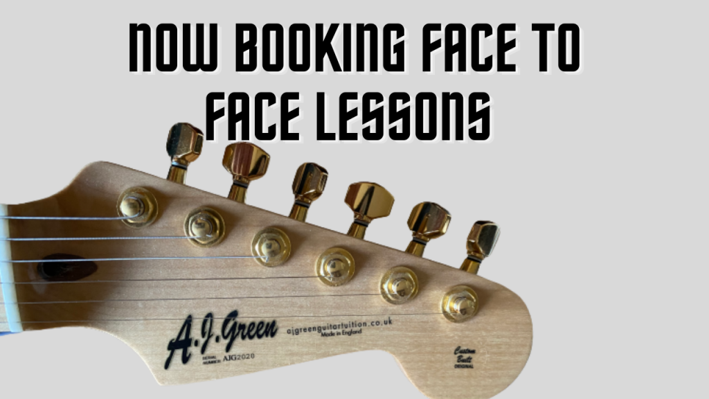 Now Booking Face To Face Lessons