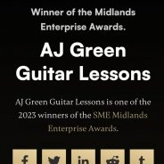 Midlands Guitar Lessons Award 2023